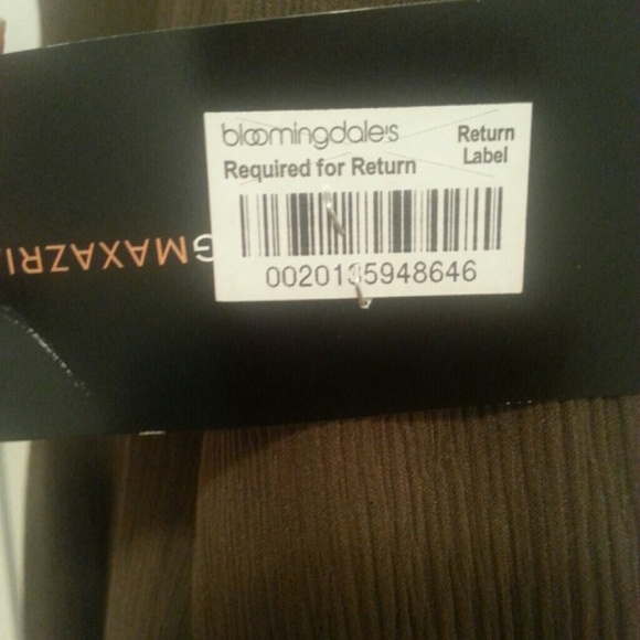 BCBG MaxAzria Brown Silk flouncy dress size 8 NWT - Picture 4 of 11